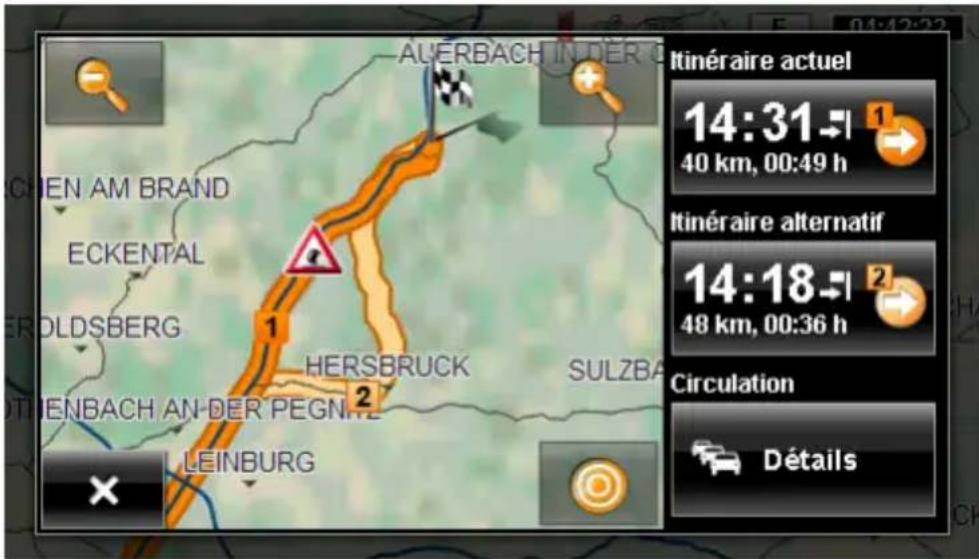 NAVIGON 70 Plus Live - Nouveau calcul : Sur demande - 1