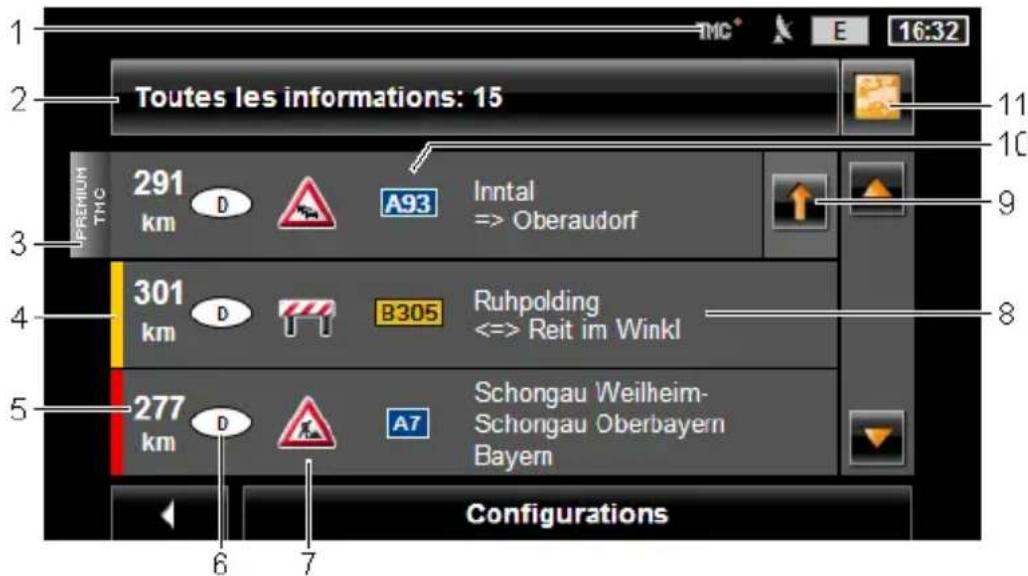NAVIGON 70 Plus Live - Afficher Informations routières - 1