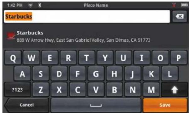 MAGELLAN SmartGPS - Modifier le nom d'un lieu dans le carnet d'adresses - 3