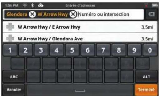 MAGELLAN SmartGPS - Utiliser le clavier pour saisir une adresse. - 6