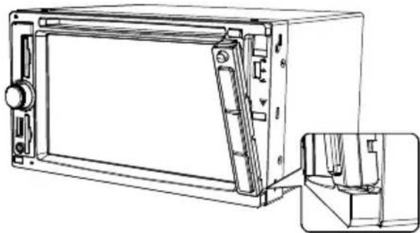 Marquant MCR1310 - Instaleren van het voorpaneel - 1