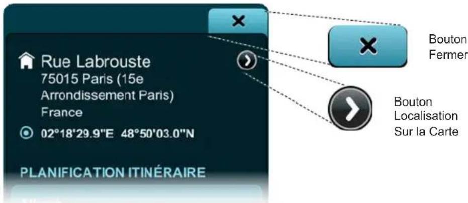 GRUNDIG GPS M1 - Utilisation de la barre lieu - 6