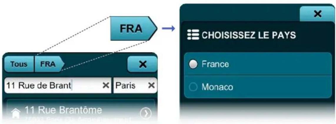 GRUNDIG GPS M1 - Sélection d'une carte de pays - 1