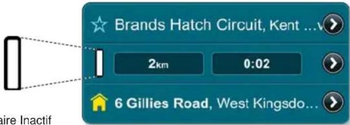 GRUNDIG GPS M1 - Bouton et icônes interface pages - 2
