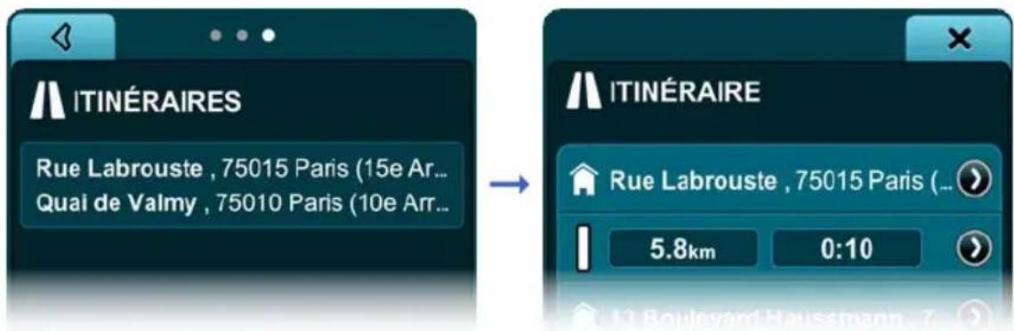 GRUNDIG GPS M1 - Utilisation de la fonction lieux favoris - 3
