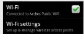 ARCHOS 35 Home Connect - WIFI-NetzwerkVERBINDUNG - 3