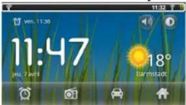 ARCHOS 35 Home Connect - Pantalla de reloj - 1