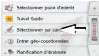 BECKER Transit Active 6 LMU - Selectionner une destination à partir de la carte - 1