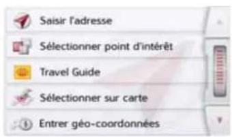 BECKER Transit Active 6 LMU - Liste « Dernières destinations » - 1