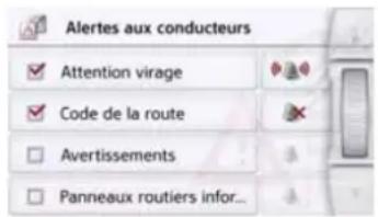BECKER Transit Active 6 LMU - Réglage des Alertes aux conducteurs - 1