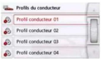 BECKER Transit Active 6 LMU - Profils de conducteurs (en fonction du modele) - 1