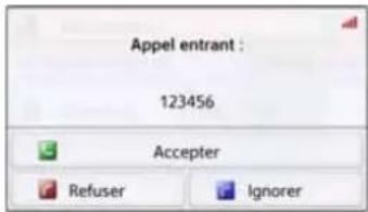 BECKER Active 6 CE LMU - Acceptation d'une communication - 1