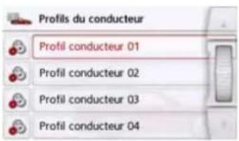 BECKER Active 6 CE LMU - Profils de conducteurs (en fonction du modèle) - 1