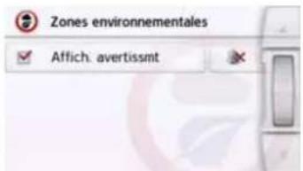 BECKER Active 6 CE LMU - Réglage des zones environnementales (en fonction du modèle) - 1