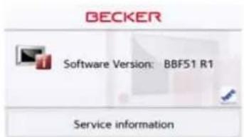 BECKER Active 5 LMU - Informations sur le service - 2