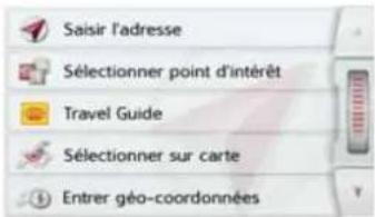 BECKER Active 5 LMU - Saisie d'une adresse - 1