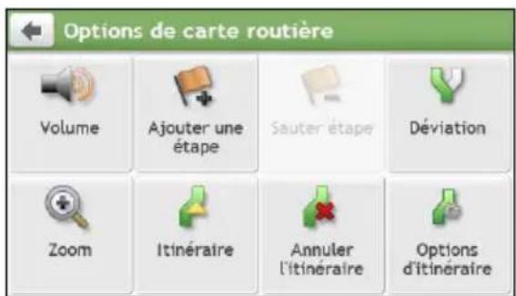 MIO Spirit 690 series - Comment changer la configuration de l'itinéraire? - 1