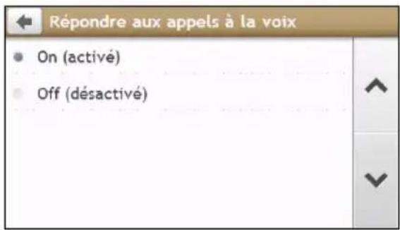 MIO Spirit 690 series - Réponder aux appeals à la voix - 1