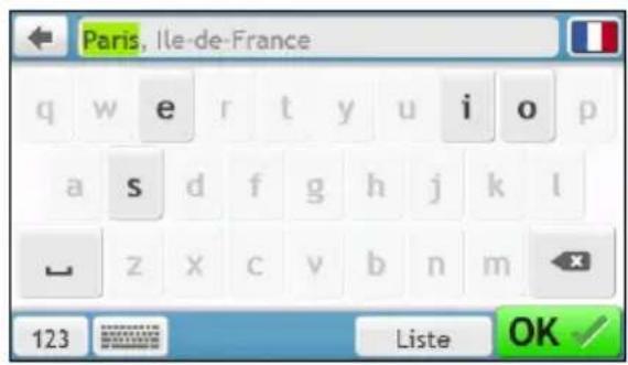 MIO Spirit 690 series - Comment utiliser l'écran Clavier? - 2