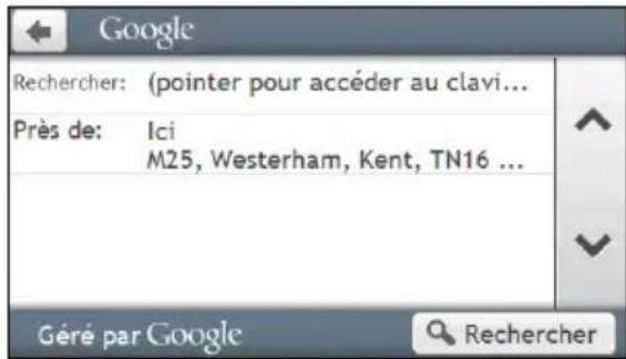 MIO Spirit 680 series - Comment faire pour chercher un Cl à l'aide de la Recherche locale Google ? - 1