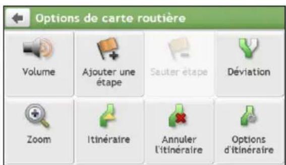 MIO Spirit 680 series - Comment changer la configuration de l'itinéraire? - 2