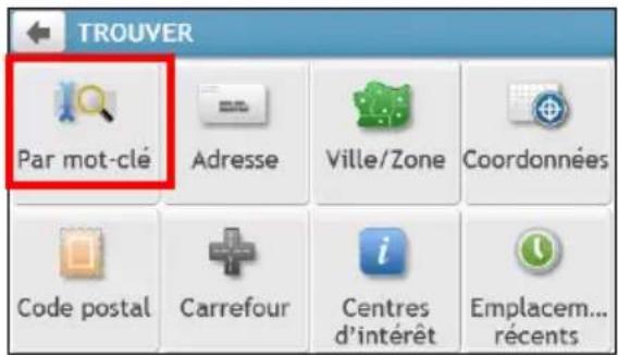 MIO Spirit 480 series - Comment rechercher un CI par mot-clé ? - 8