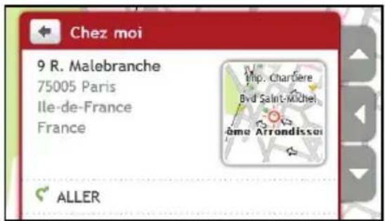 MIO Moov Spirit V 735 - Comment faire pour naviguer jusqu'à Chez moi ? - 3