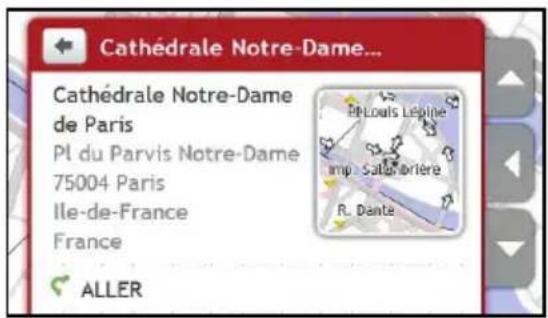 MIO Moov Spirit V 735 - Comment naviguer vers un lieu que j'ai enregistré ? - 3