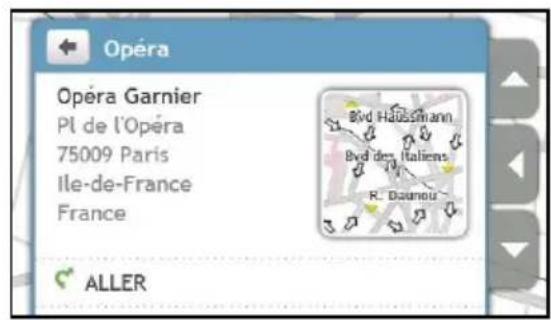 MIO Moov Spirit V 735 - Comment chercher un Centre d'intérêt (CI) ? - 6