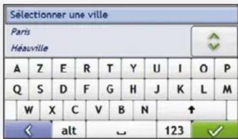 MIO Moov M404 - Utilisation de l'écran clavier - 1