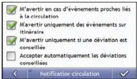 MIO Moov M404 - Notification d'événements liés à la circulation - 11