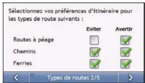 MIO Moov M404 - Types de routes 2/5 - 2