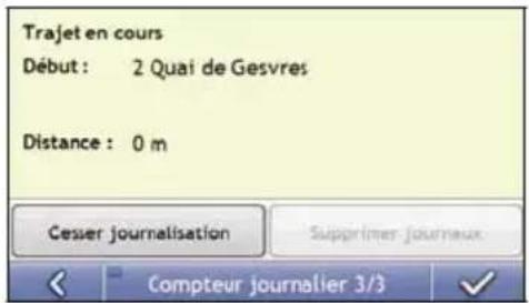 MIO Moov 560 - Comment consulter les journaux des déplacements ? - 2