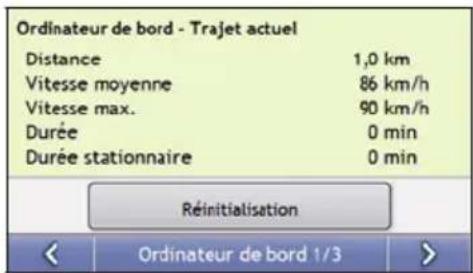 MIO Moov 560 - Comment visualiser les statistiques du trajet en cours ? - 2