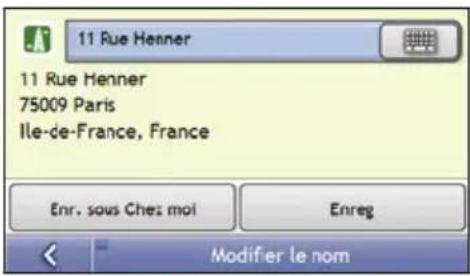 MIO Moov 560 - Comment modifier le nom d'un favori ? - 3