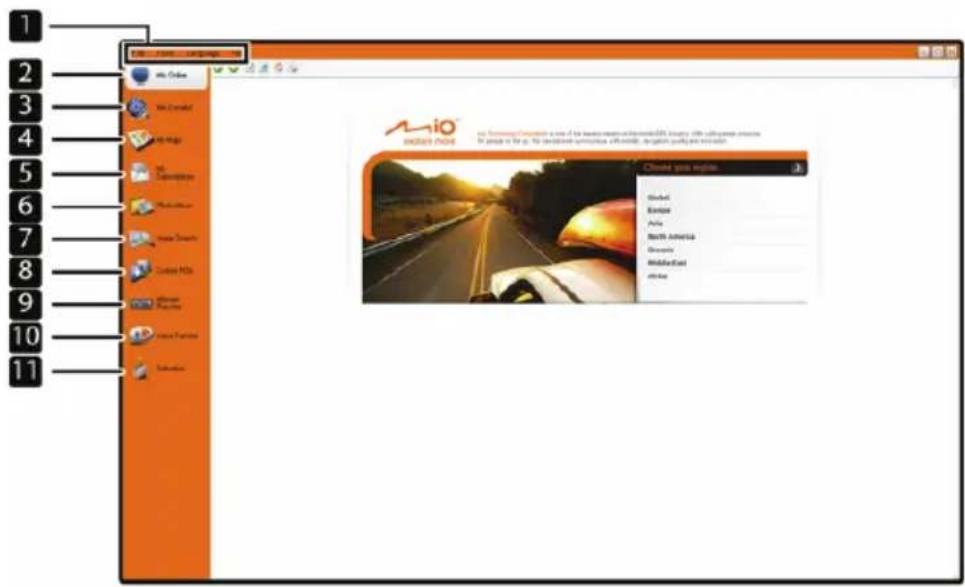 MIO Moov 560 - Fonctionnalités de votre produit MioMore Desktop - 1