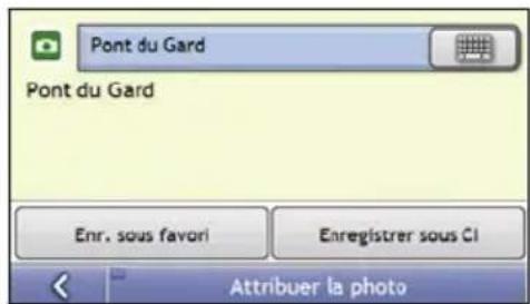 MIO Moov 560 - Comment enregistrer une photo NavPix vers un favori ? - 3