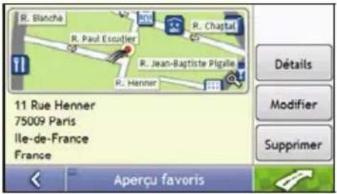 MIO Moov 560 - Comment modifier le nom d'un favori ? - 2