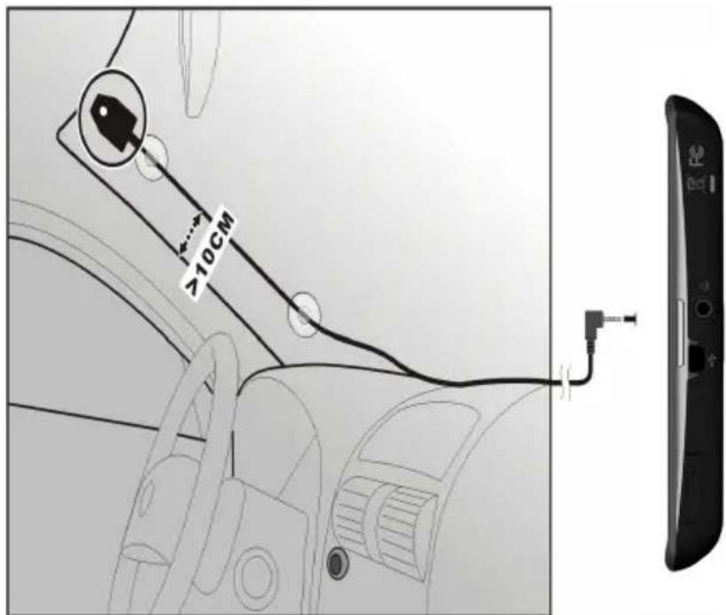 MEDION PNA P5455 - Raccorder une antenné FM (en option) - 1