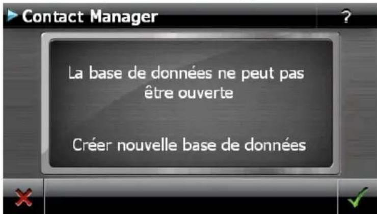 MEDION PNA P5455 - Étabrir une banque de données de contacts - 2