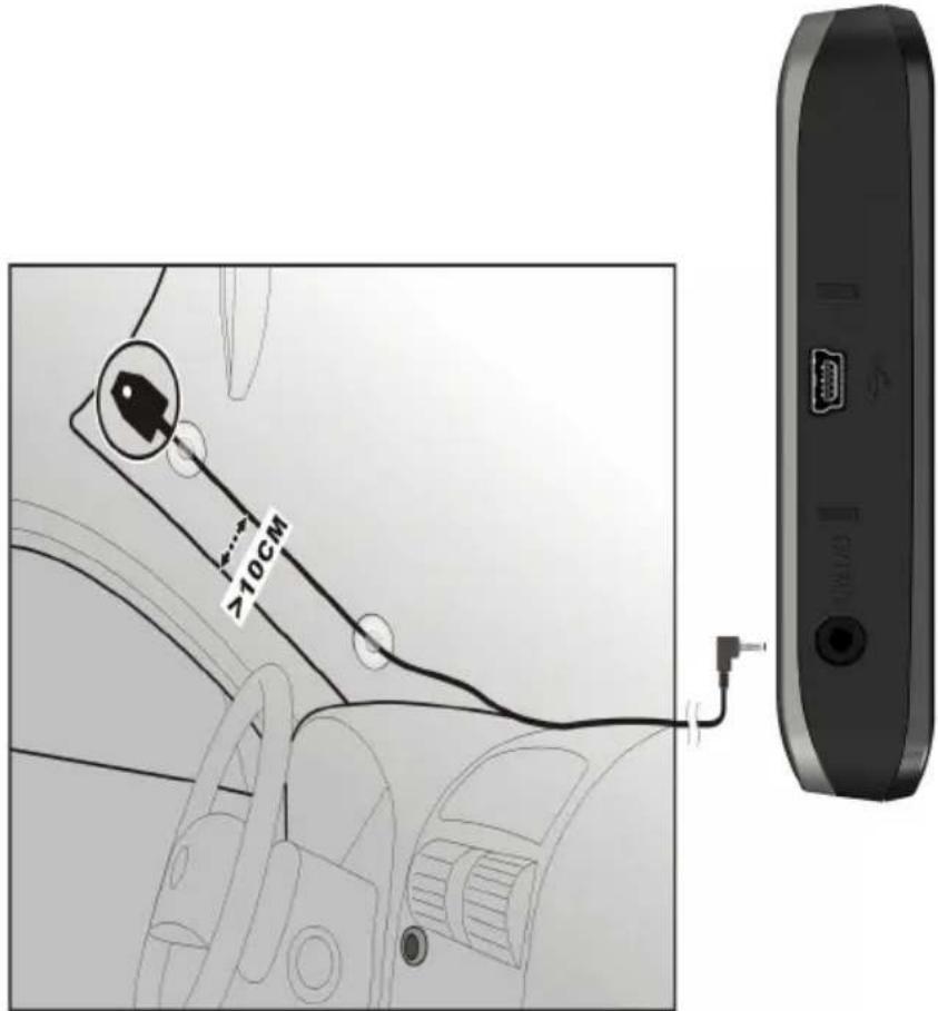 MEDION PNA P3X30 - Externe FM-antenne aansluiten (optioneel) - 1