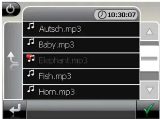 MEDION PNA P3X30 - Auswahle eines Wecktons - 1