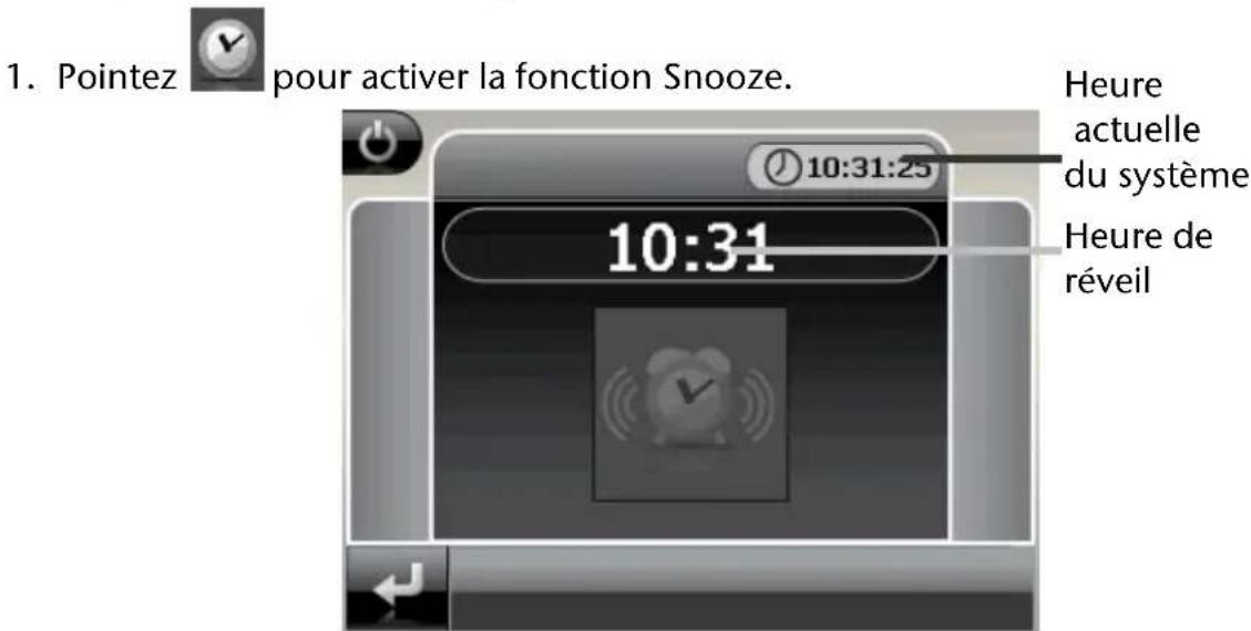 MEDION PNA P3X30 - Fonction Snooze - 1