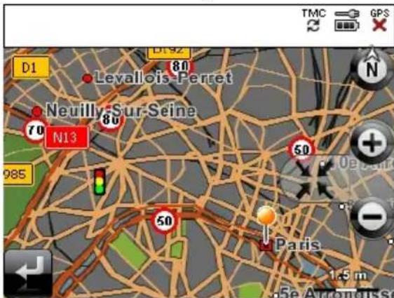 MEDION PNA 3430 - Informationen zur Verkehrssüberwachung - 5