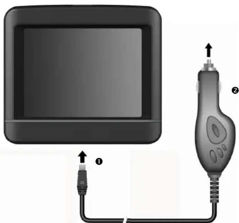 MEDION PNA E3430 - L'adaptateur de voiture - 1