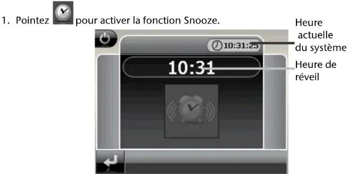 MEDION PNA E3430 - Fonction Snooze - 1
