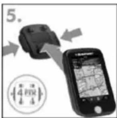 BLAUPUNKT BikePilot - Montar o suporte na bicycliceta - 6
