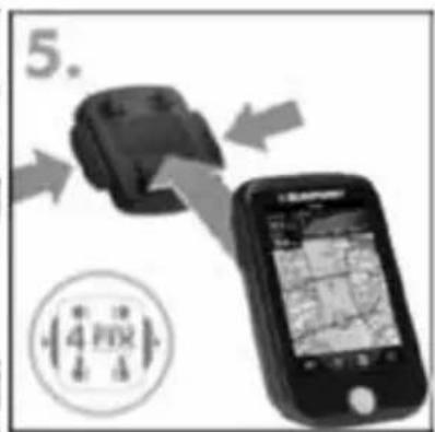 BLAUPUNKT BikePilot - Fijar el soporte en su bicycliceta - 6