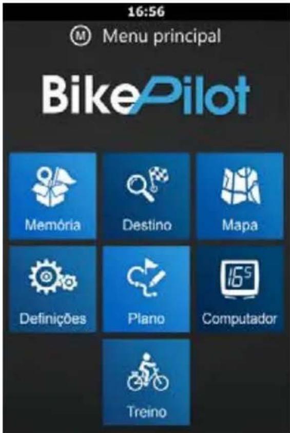 BLAUPUNKT BikePilot - Menu principal - 1