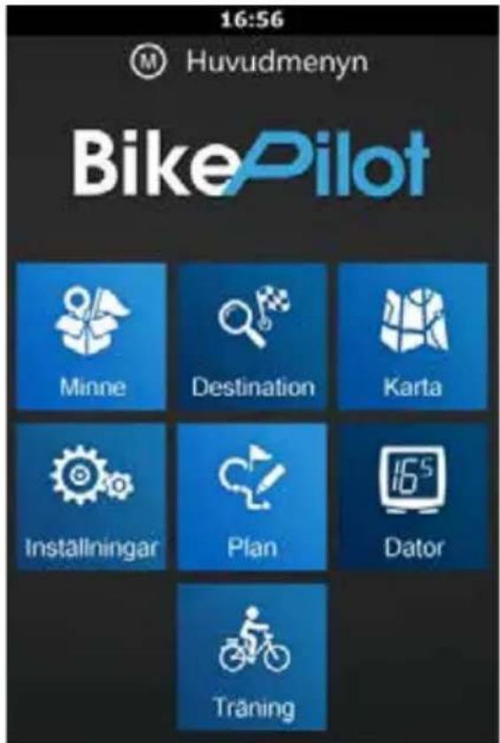 BLAUPUNKT BikePilot - Huvudmeny - 1